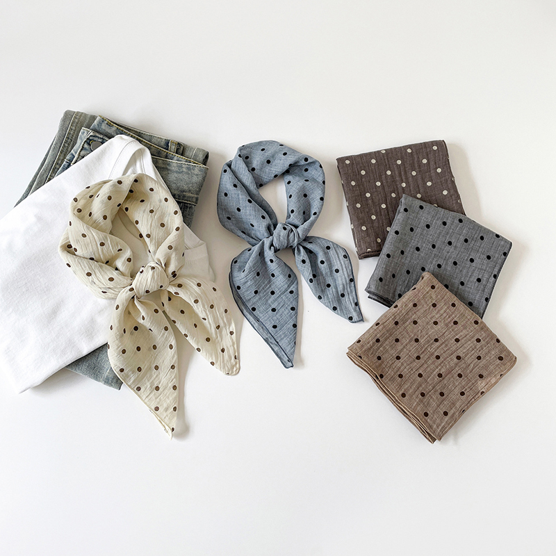 Bandana Cotton - Yeni Düz Renk Pamuklu Keten Hissiyatı