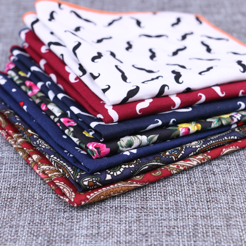 Moda pamuk cep kare çiçek saka - Handkerchief Cotton Men incelemesi ve fiyatı