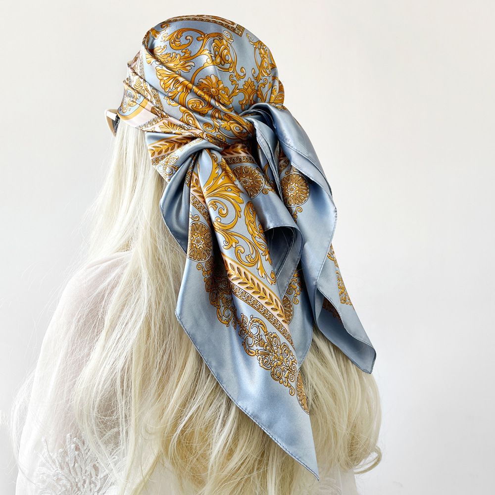 Ipek şal saten kare eşarp kadı - Scarf Silk Square incelemesi ve fiyatı