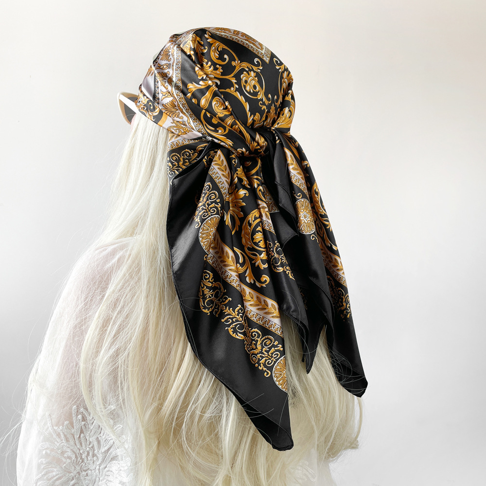 Ipek şal saten kare eşarp kadı - Scarf Silk Square incelemesi ve fiyatı