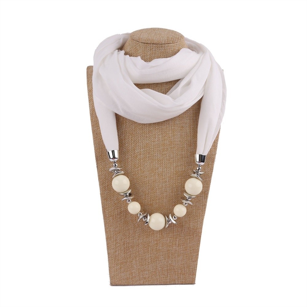 Yeni Şifon Eşarp Kolye Boncukl - Infinity Scarf Knit incelemesi ve fiyatı