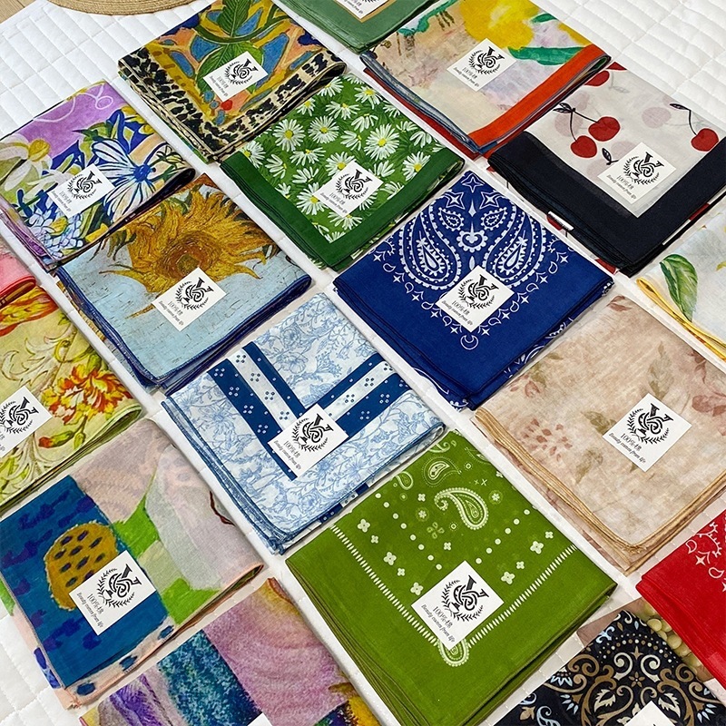 % 100% Pamuk Kare Eşarp Kadınl - Bandana Cotton incelemesi ve fiyatı