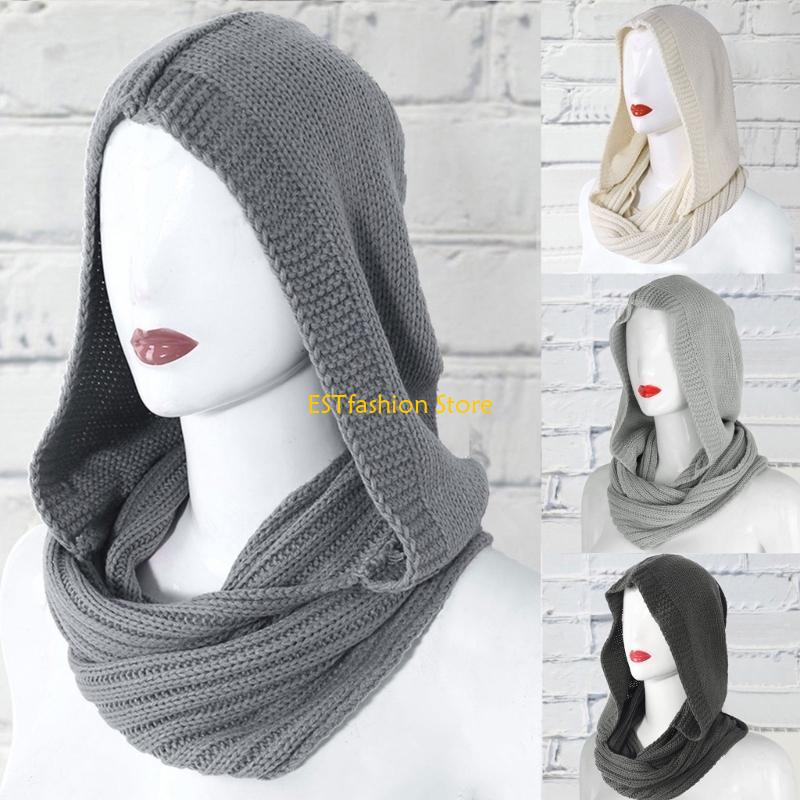 Y5GC Kadınlar Kış Örgü Hood Eş - Infinity Scarf Knit incelemesi ve fiyatı