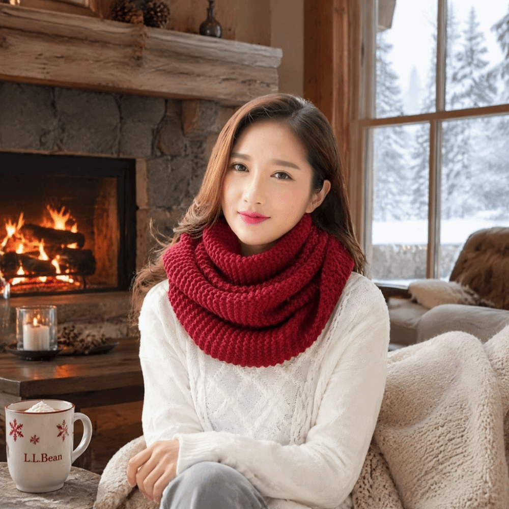 Düz Renk Sonsuz Döngü Eşarp Ne - Infinity Scarf Knit incelemesi ve fiyatı