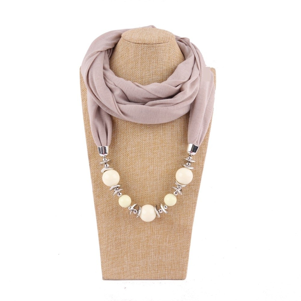 Yeni Şifon Eşarp Kolye Boncukl - Infinity Scarf Knit incelemesi ve fiyatı