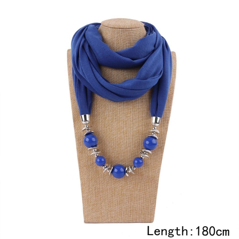 Şifon Eşarp Kolye Boncuklu Etn - Infinity Scarf Knit incelemesi ve fiyatı