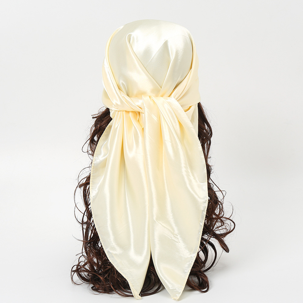 90cm düz renkler atkısı başört - Scarf Silk Square incelemesi ve fiyatı